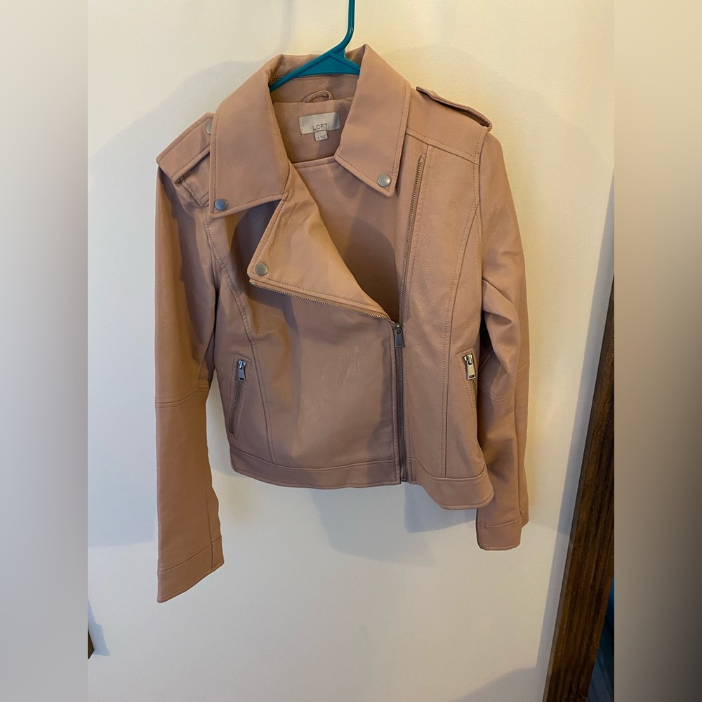 Loft Faux Leather Moto Jacket